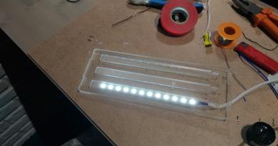 Kendi elinizle LED şeritleri kullanarak lamba nasıl yapılır LED şeritleri kullanarak lamba nasıl yapılır