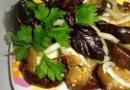 Savory marinated eggplant, savory neymovirna